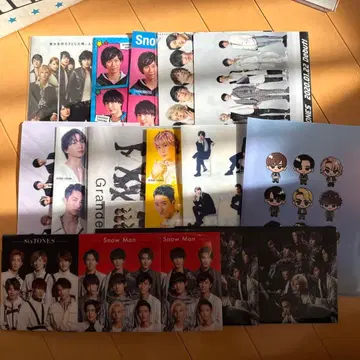 Snow Man 클리어 파일 묶음 판매