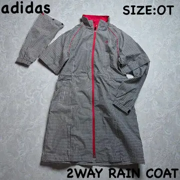 [ OT 사이즈 ] adidas 2WAY 우비 골프웨어 체크