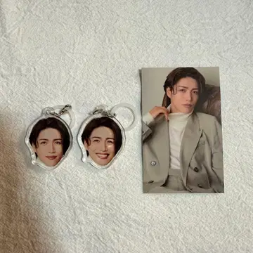 타테이시 토시키 표식 키링 트레이딩 카드