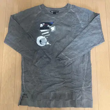 Y-3 그레이 긴팔 트레이닝복