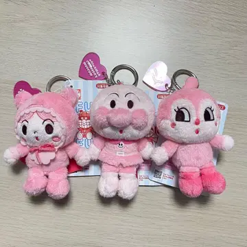 호빵맨 뮤지엄 color 컬렉션 핑크 3종 세트