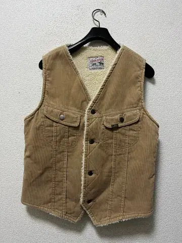 빔즈 x 리 보아 안감 코듀로이 베스트 /M 베이지 스톰 라이더