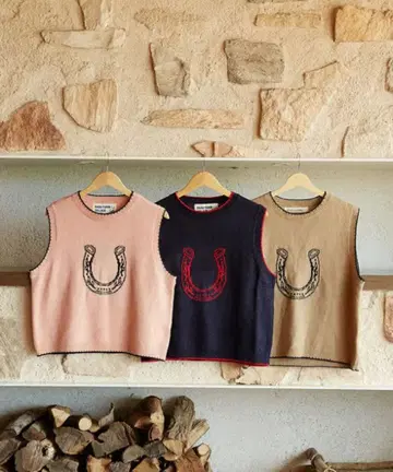 [ 새상품 ] NASU FARM VILLAGE 슬리브리스 니트