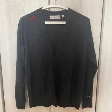 ANYA HINDMARCH 다크 그레이 가디건 S 유니클로