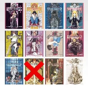 새상품 제일복권 데스노트 F상 클리어 포스터 세미 컴프 세트