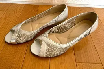 [ 로우힐 ] DIANA 다이애나 플라워 자수 화이트 레이스 23.0cm