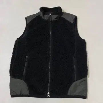 DESCENTE. ddd 남성용 보아 플리스 베스트 로고 자수