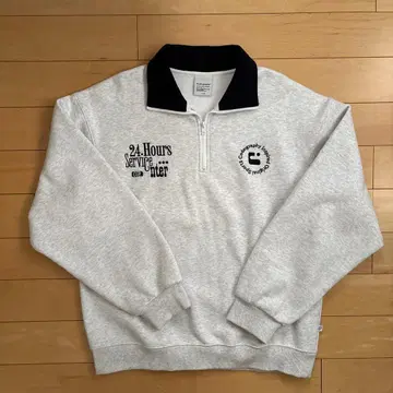 codegraphy 하프 지퍼 라이트 그레이 코드그래피 맨투맨