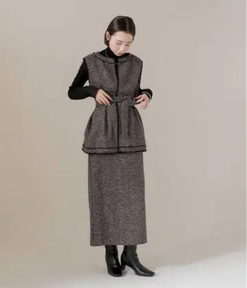 미스틱 엠라인 트위드 셋업