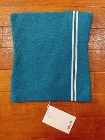 syuman 슈우만 니트 모자 니트 캡 비니 블루 파랑 미사용