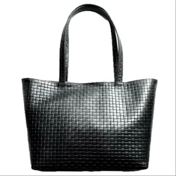 [ 새상품 ] kissora 키소라 메쉬 가죽 A4 토트백 블랙