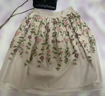 M's 그레이시 플라워 샤샤 스커트 핑크 계열 미사용 새상품 M