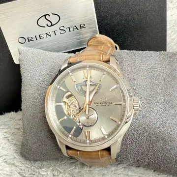 [ 한정판 모델 ] ORIENT STAR 자동 와인딩 손목시계 스켈레톤