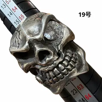 실버 스컬 반지 19호