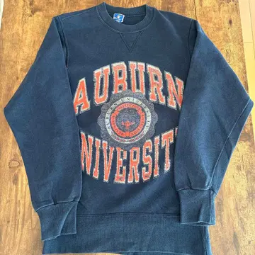 챔피온 90s 파랑 자수 택 칼리지 맨투맨 S 사이즈