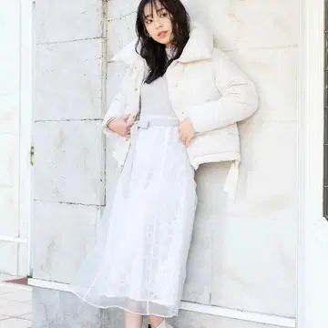 MISCHMASCH 시어 플라워 원피스