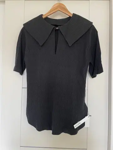 스콧 클럽 라디에이트 빅 칼라 리브 니트