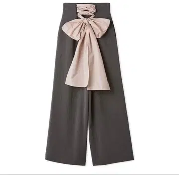 스나이델 리본 슬랙스 1 M 미사용 새상품 핑크