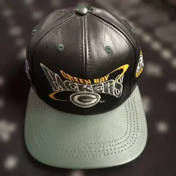 Green Bay Packers 가죽 캡 90s 당시 물건 NFL