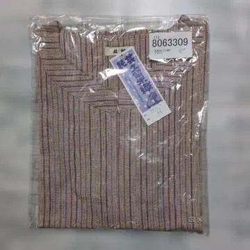 구루메 시지라 직조 블라우스 3L 핑크 계열 면 100% 일본제 새상품