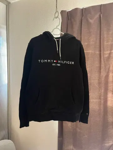 TOMMY HILFIGER 블랙 후디 S