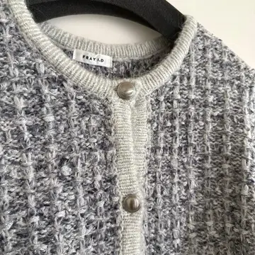 FRAY I.D 트위드 코트 가디건