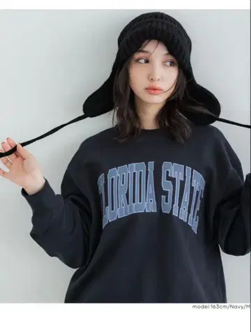 coca 와펜 로고 트레이닝복 맨투맨 L 네이비 남녀 공용