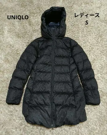 새상품급 UNIQLO 유니클로 롱 다운 자켓 그레이 여성용 S