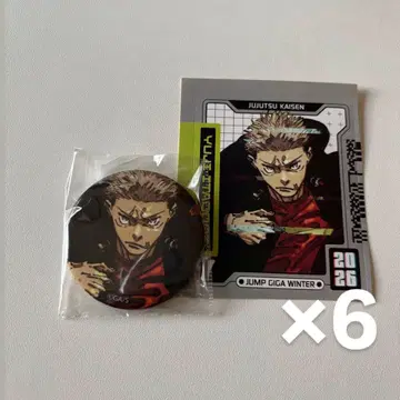 주술회전 이타도리 유우지 아크릴 배지 6세트