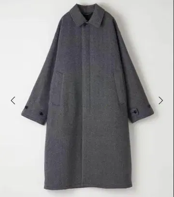 Steven Alan 라무스울 헤링본 오버 발마칸 코트