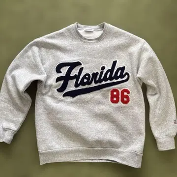 빅 실루엣 크루넥 맨투맨