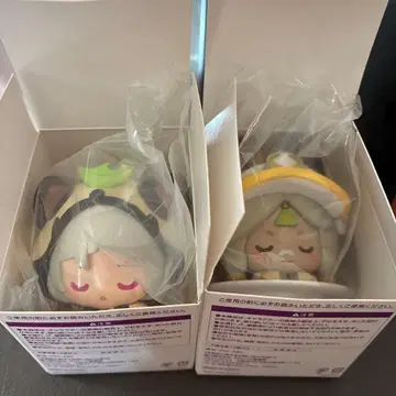 원신 x 스시로 피규어 달맞이 연회 콜라보 미니 피규어 2개 세트