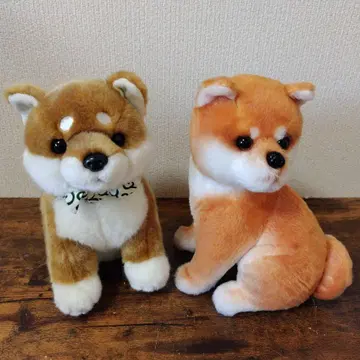 시바견 강아지 봉제 인형 [마메시바 앉아] [코무기] 2점