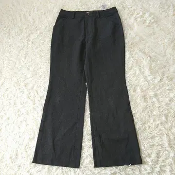 B-THREE 비쓰리 스트레치 속기모 플레어 팬츠 XL 다크 그레이