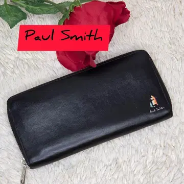 폴스미스 라운드 지퍼 장지갑 마케트리 스트라이프 래빗