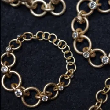 SHIHARA 다이아몬드 링크 링 01 시하라