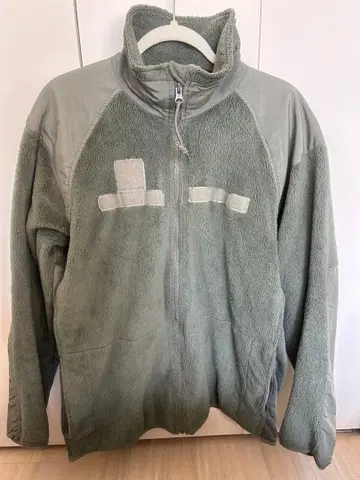 플리스 자켓 밀리터리