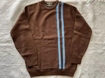 merc 브라운 울 스웨터 40