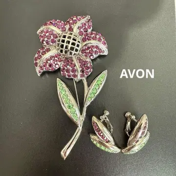 빅 사이즈 AVON 브로치 & 귀찌