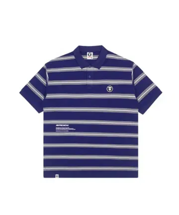 AAPE NOW BORDER POLO 백족 착용