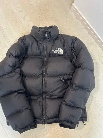 THE NORTH FACE 블랙 다운 자켓 S/90