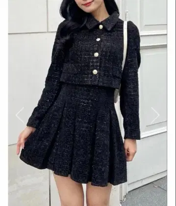 안미르 라메 트위드 자켓 셋업 An MILLE