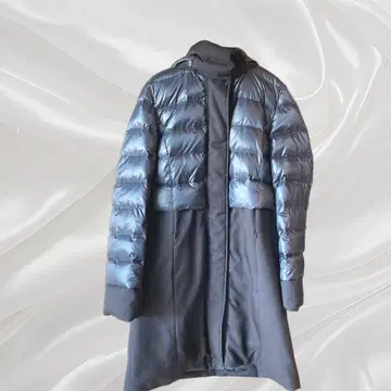 [ Mixing blue ] 도킹 이소재 다운 코트 다운 90%