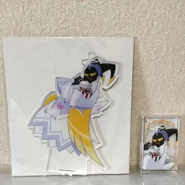 새상품 허즈빈 호텔 애니카페 아담 아크릴 스탠드 아크릴 키링 2개 세트