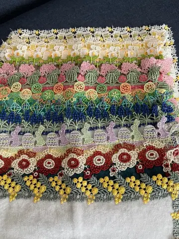 치카자와 레이스 손수건 11종 12장 세트