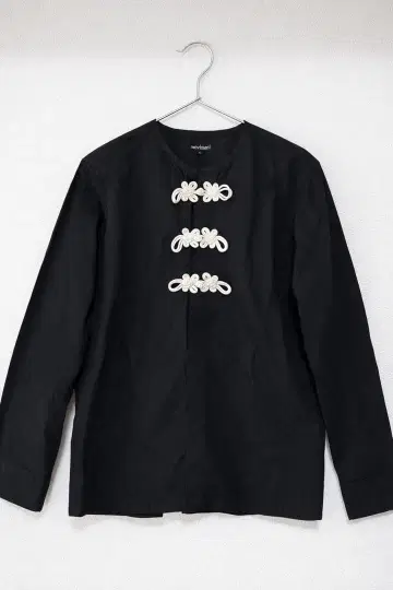 [ 미사용 새상품 ] moviment 차이나복 블랙 셔츠