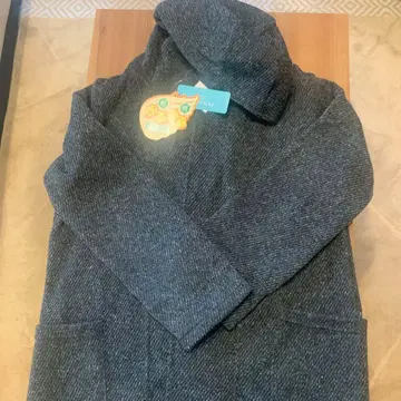 경량 다크 그레이 롱 코트