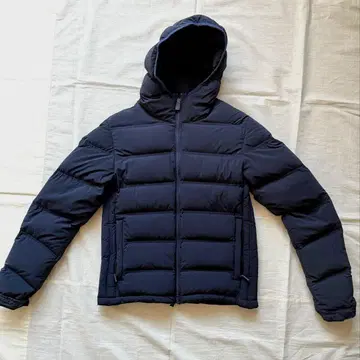 ASPESI 00s 후드 부착 다운 자켓 S 네이비