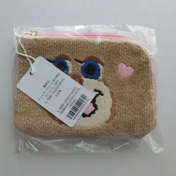 미사용 새상품 FEILER 페이러 파우치 도업 테디걸 L자 파우치