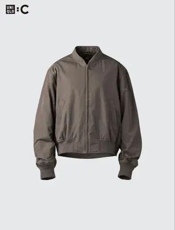 유니클로C 봄버 자켓 올리브
